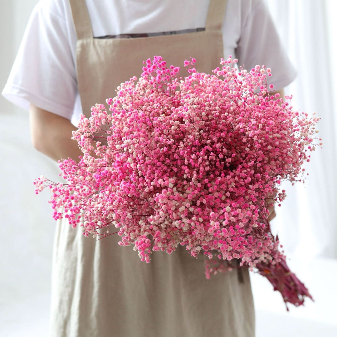 Lisslune | Dried Preserved Gypsophila Flower Bouquet – Natural Decor