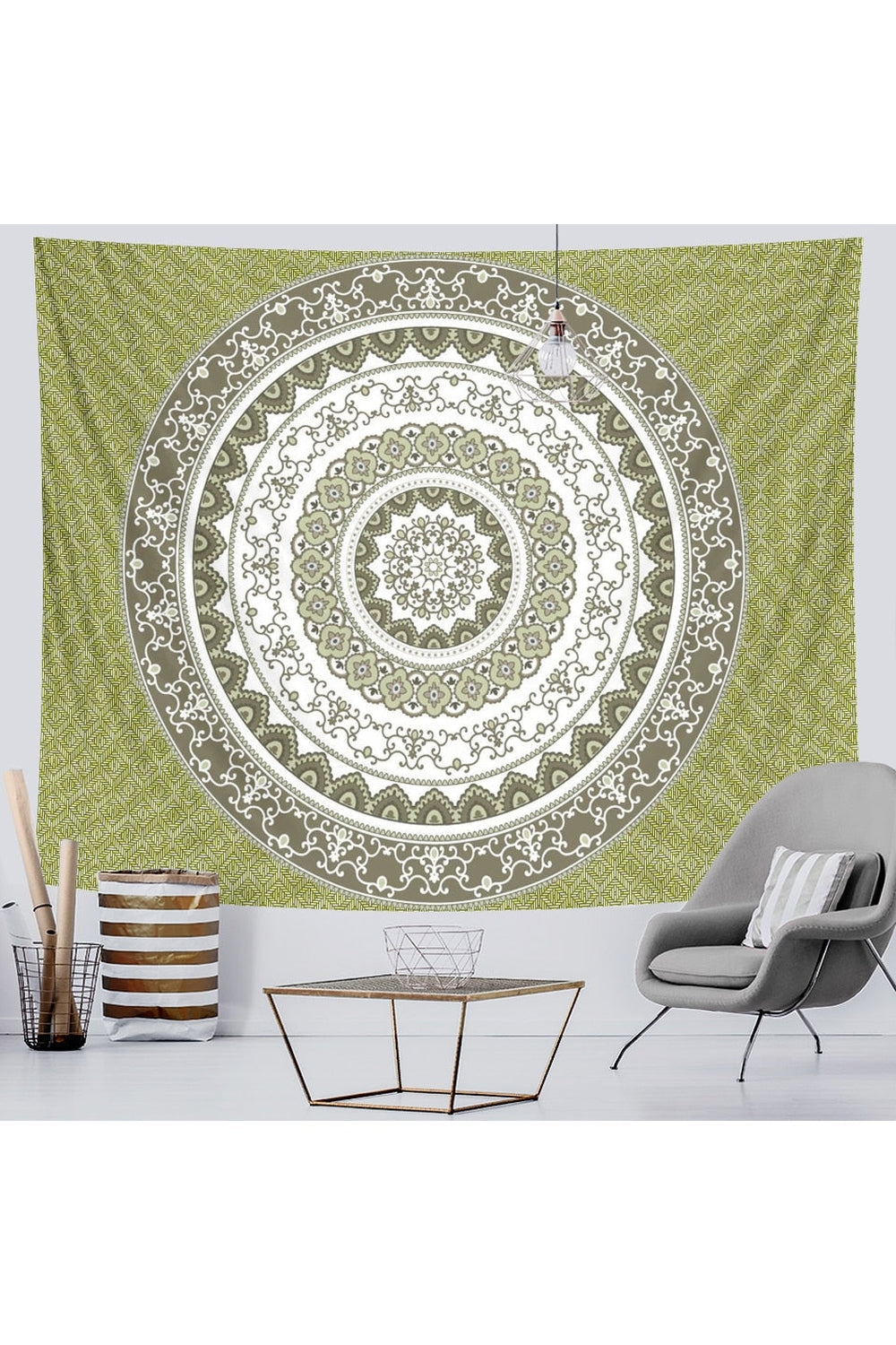 Lisslune | Trippy Mandala Wall Tapestry