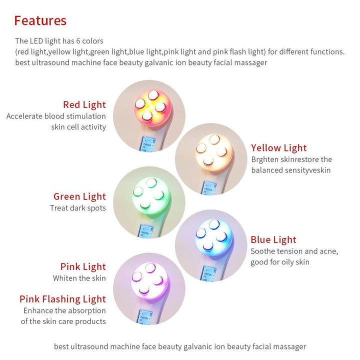 Lisslune | Led Light Therapy Device - Derma Light Skin Therapy