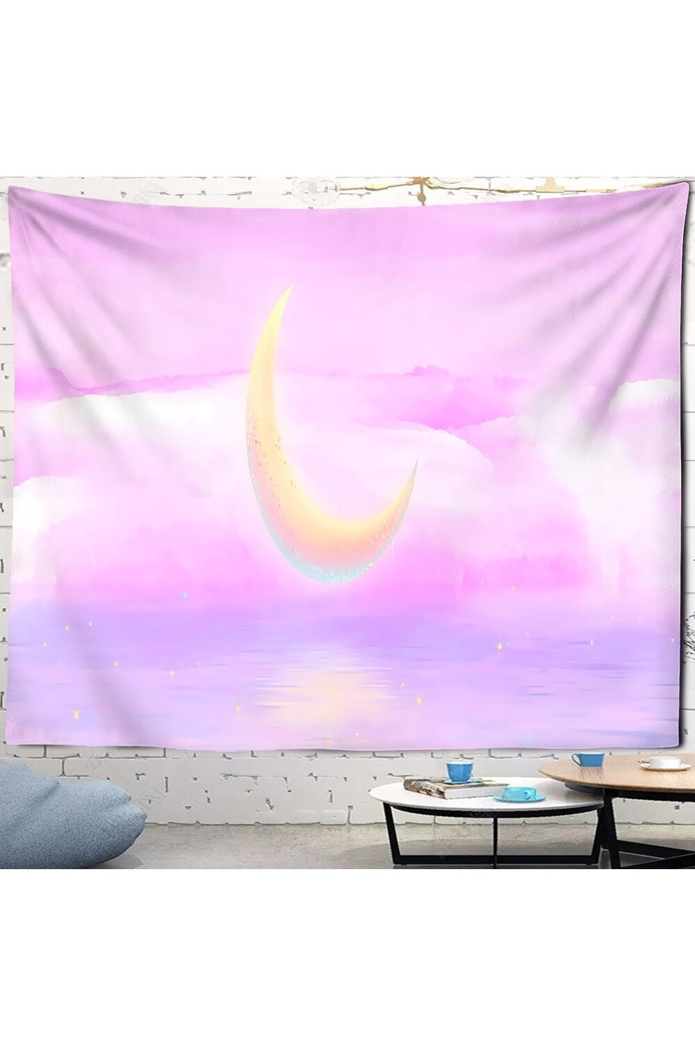Lisslune | Pink Wall Tapestry