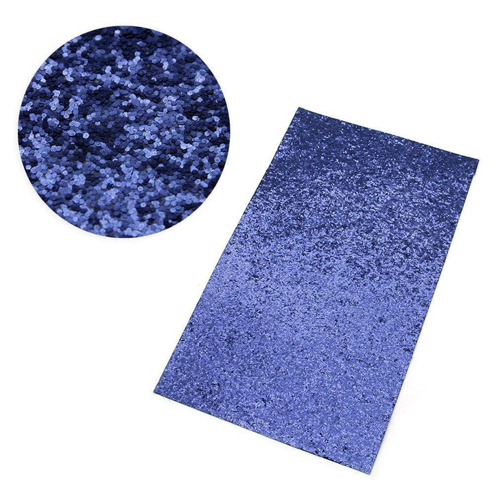 Lisslune | Glamorous Chunky Glitter Synthetic Leather Sheets - Ultimate DIY Craft Material