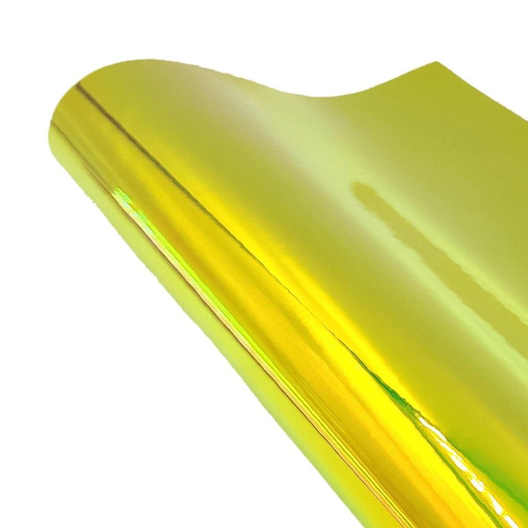 Lisslune | Reflective Holographic Iridescent Synthetic Leather - Essential Crafting Material
