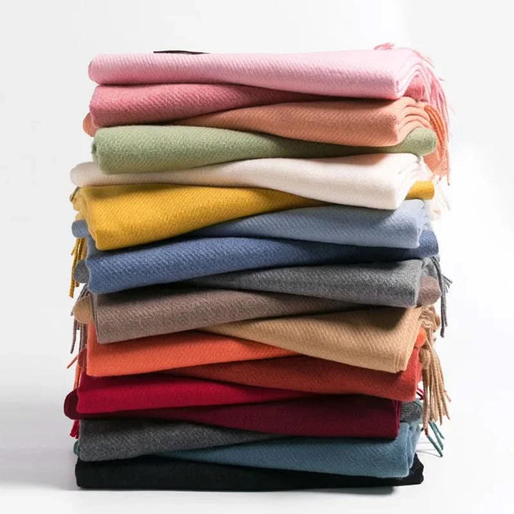Lisslune | Women’s Cotton Winter Scarf – Soft, Warm, Elegant Style