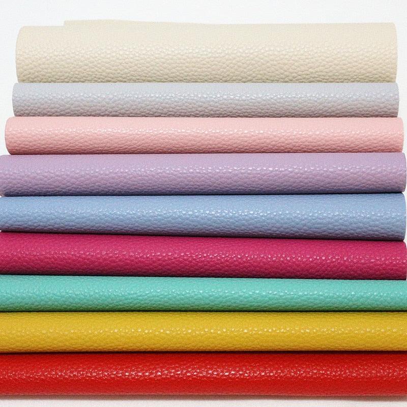 Lisslune | Elegant Lychee Pattern Vegan Leather Craft Sheet - A4 Size for Creative Projects