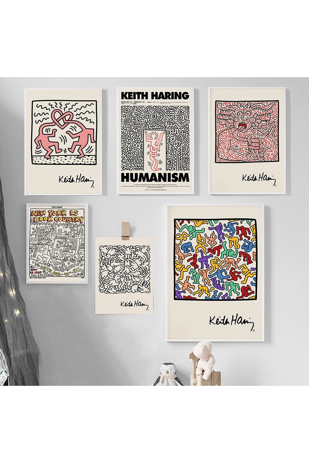 Lisslune | Keith Haring Inspired Canvas Art