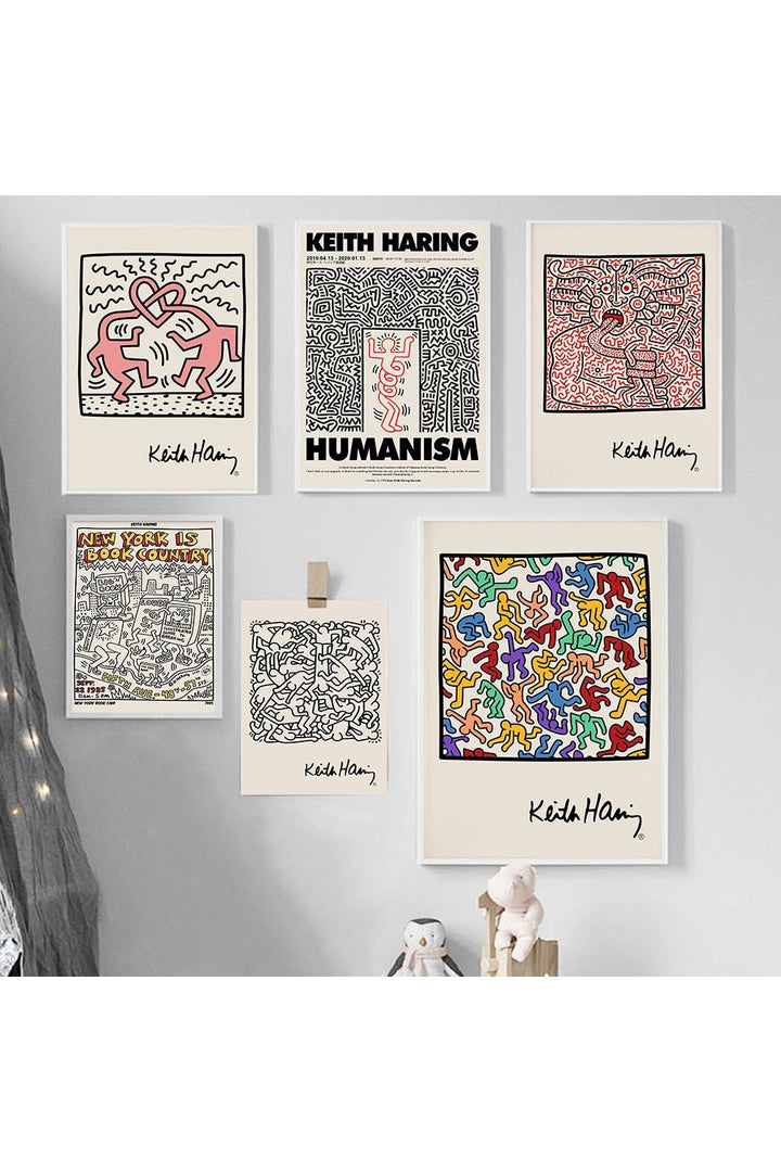 Lisslune | Keith Haring Inspired Canvas Art