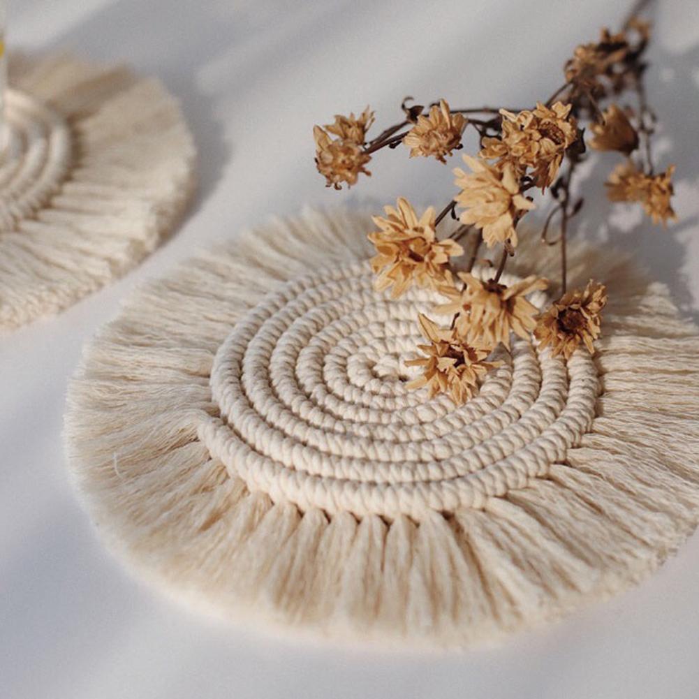 Lisslune | Nordic Macrame Cup Cloth Coaster