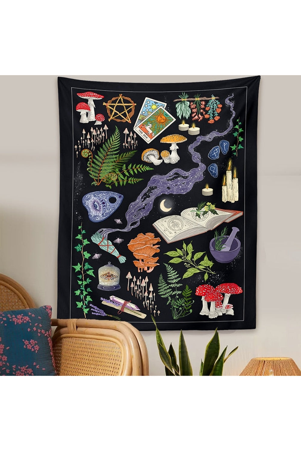 Lisslune | Ingredients wall tapestry