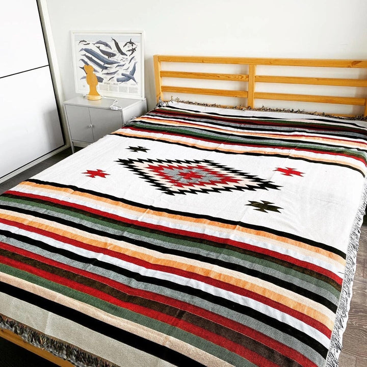 Lisslune | Vintage Pumpkin Sofa Cover Blanket