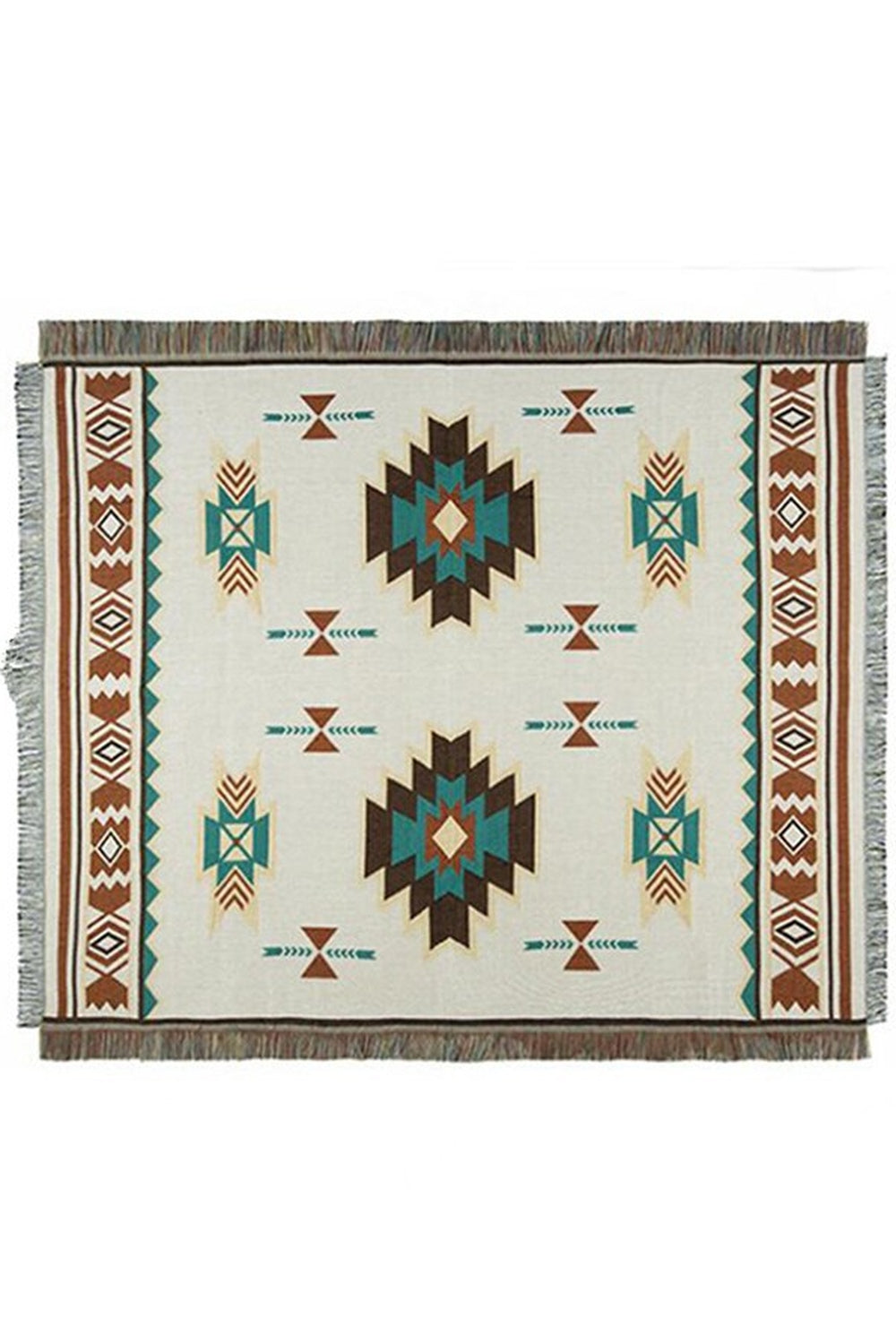 Lisslune | geometric sofa blanket