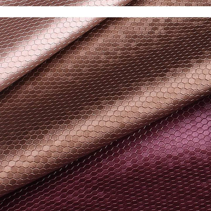 Lisslune | Honeycomb Embossed Synthetic Leather - Unleash Your Creative Potential with Luxury Texture