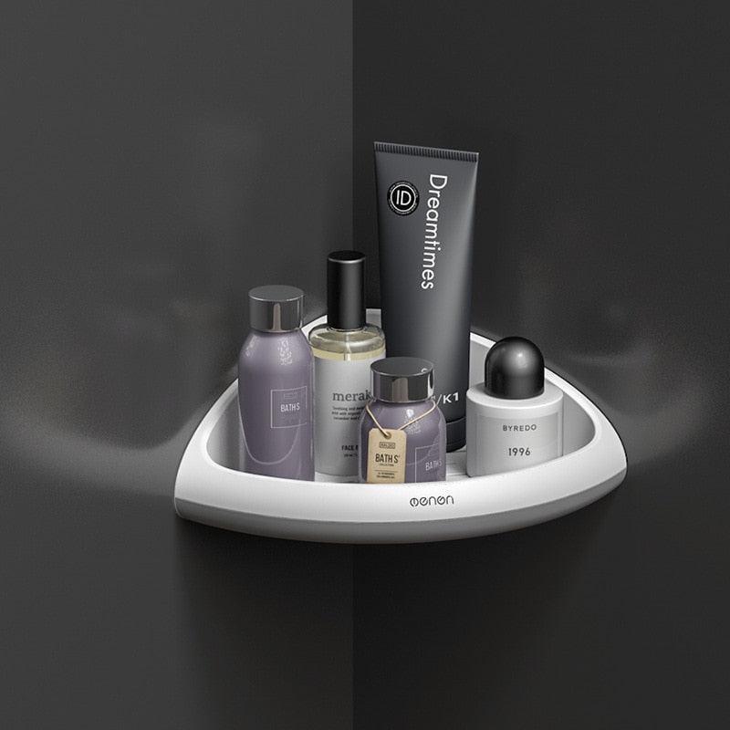 Lisslune | Chic Geometric Triangular Bathroom Wall Organizer: Luxury Storage Solution