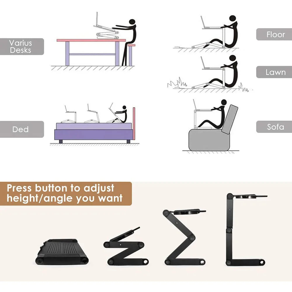 Lisslune | Adjustable 360° Laptop Holder