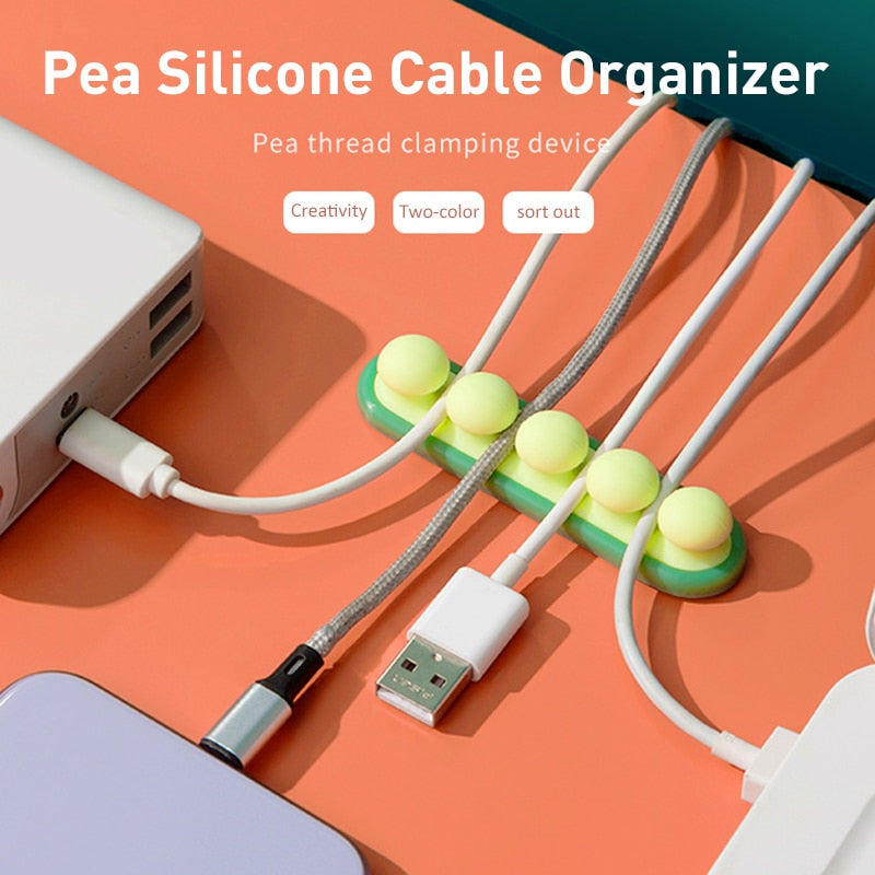 Lisslune | Multipurpose Pastel USB Cable Organizer