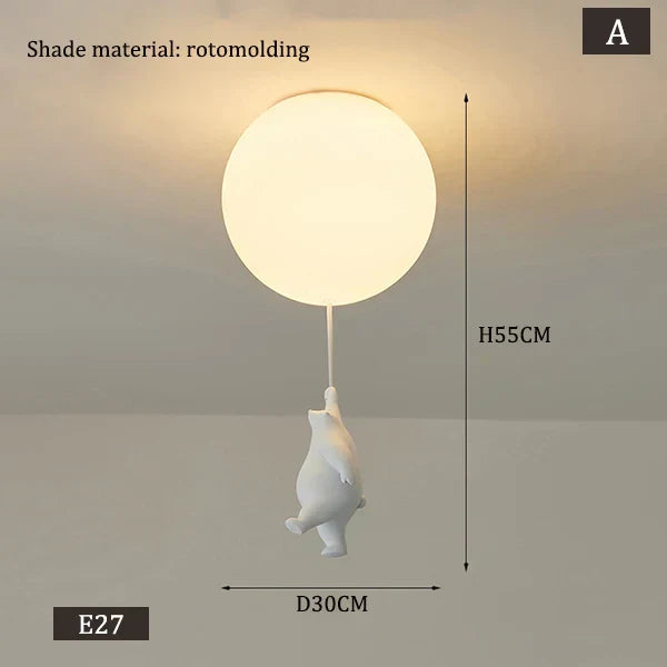 Lisslune | Hanging Bears Balloon Lamp