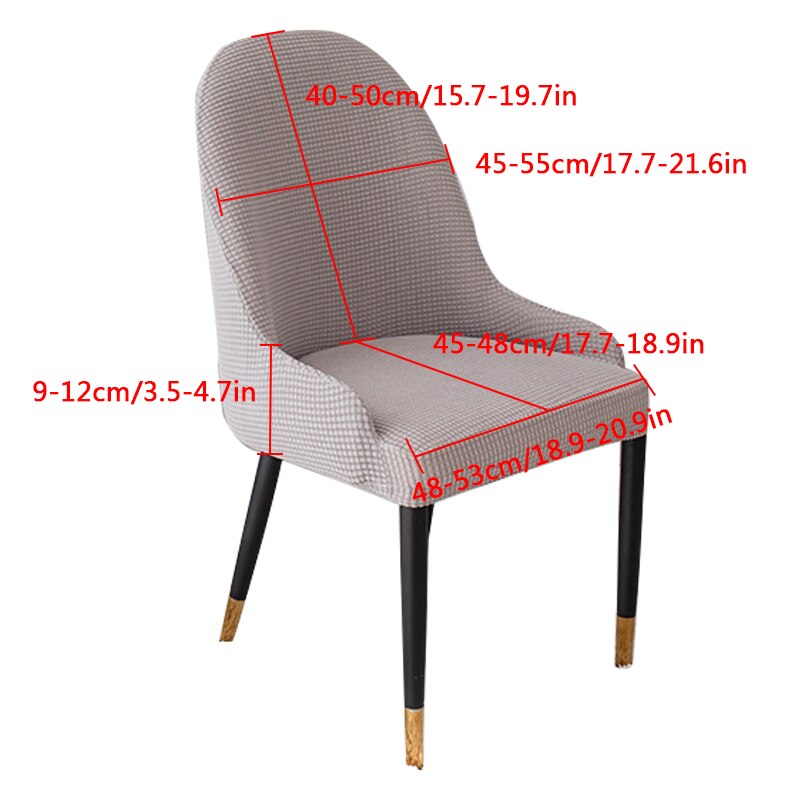 Lisslune | Perfect Fit High Elasticity Curved Chair Cover