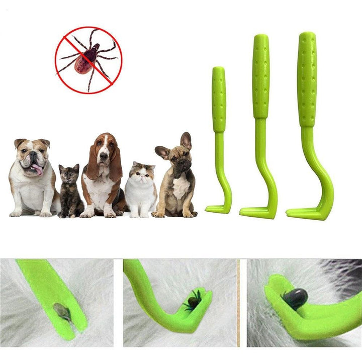 Lisslune | Tick removal tweezers tick hooks without pinch risk (Set of 3)