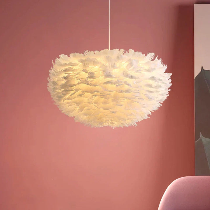 Lisslune | Cloud Like Realistic Feather Chandelier