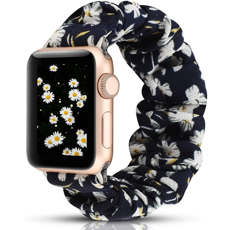 Lisslune | ELASTIC Apple Watch BAND IN HAIR TIE STYLE