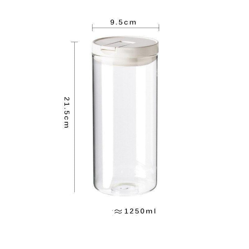 Lisslune | Moisture-proof Glass Grain Container