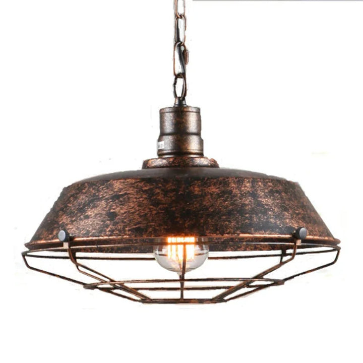 Lisslune | Vintage Loft Pendant Light: Industrial Retro Iron Ceiling Light Chandelier for Living Room, Restaurant, Bar, Kitchen