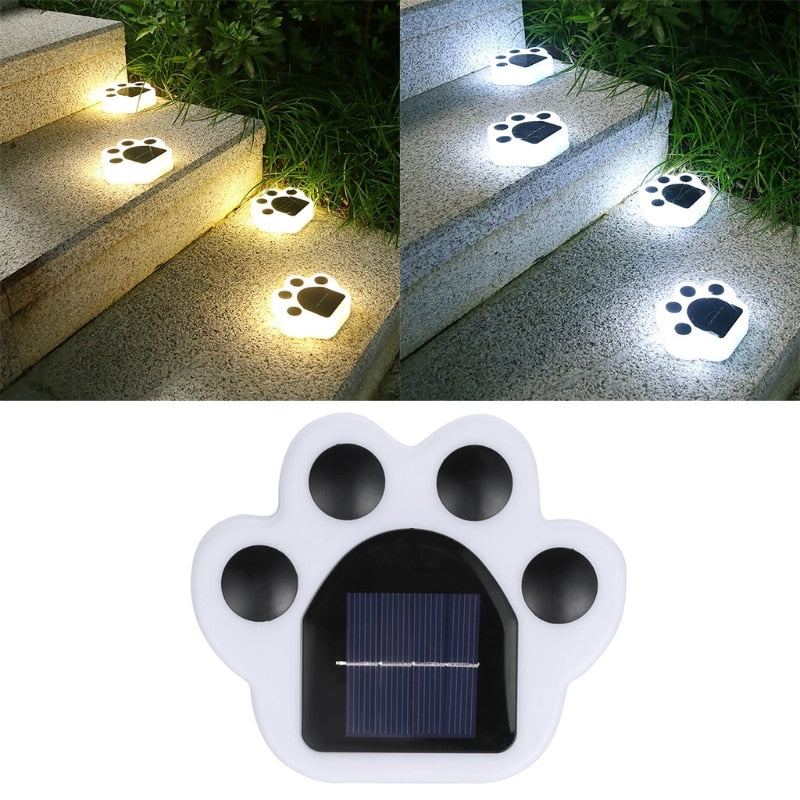 Lisslune | Cat Paw Solar Powered Outdoor Floor Lamps