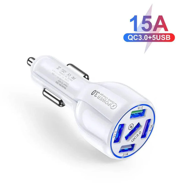Lisslune | Multi-device Quick Charge USB Car Charger for iPhone 12 and all smartphones - Your ideal travel companion