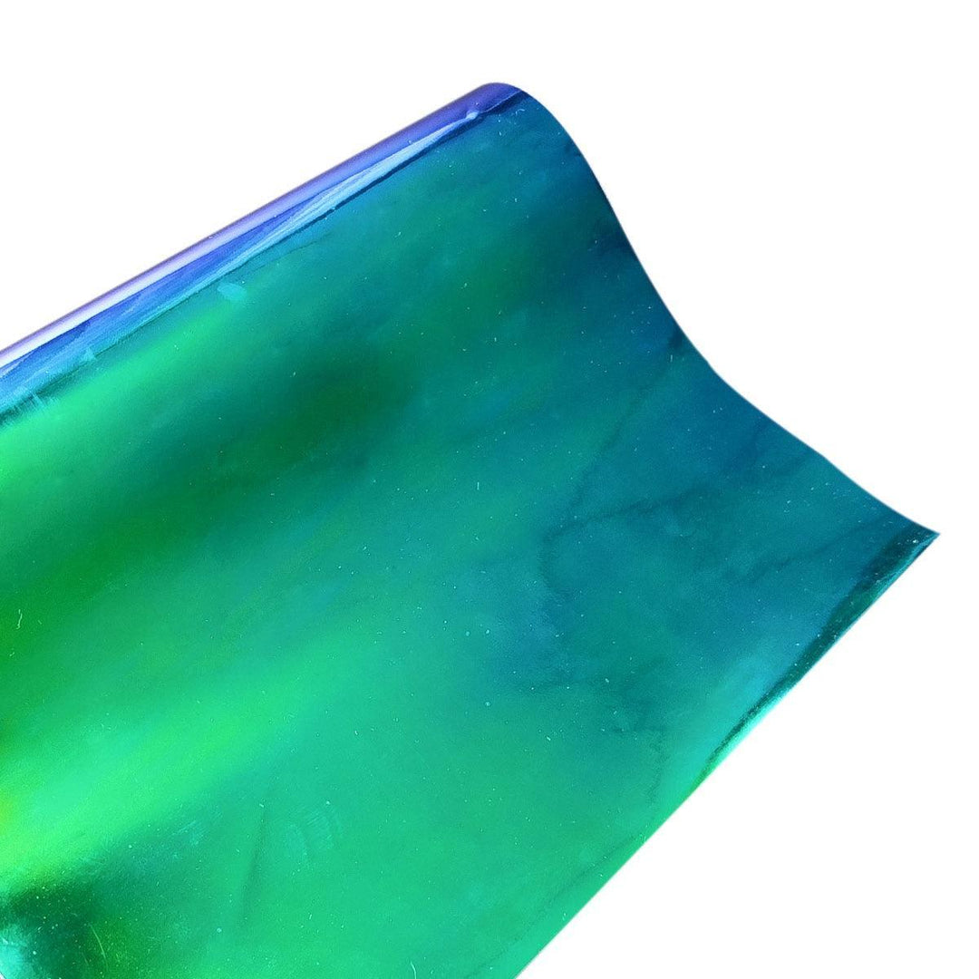 Lisslune | Reflective Holographic Iridescent Synthetic Leather - Essential Crafting Material