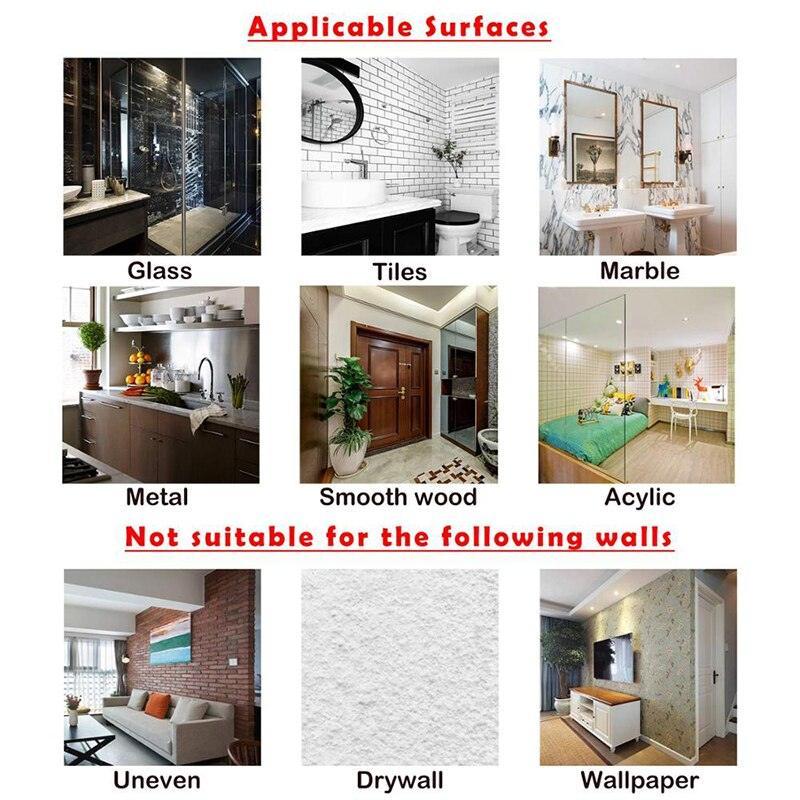 Lisslune | Heavy Duty Clear Adhesive Hook Set - The Ultimate Solution for Household Organization