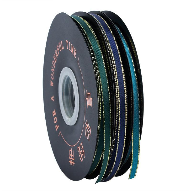 Lisslune | Luxe shimmering satin craft ribbon collection - 50 yards premium quality for DIY masterpieces