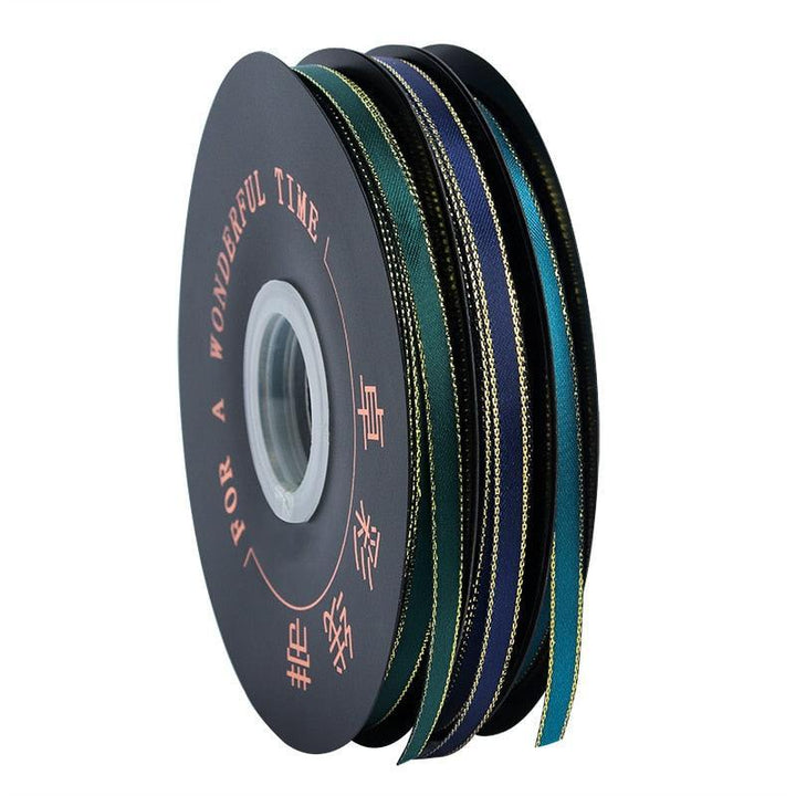 Lisslune | Luxe shimmering satin craft ribbon collection - 50 yards premium quality for DIY masterpieces