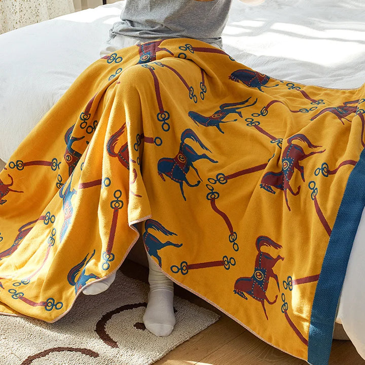 Lisslune | Paisley Print Blanket