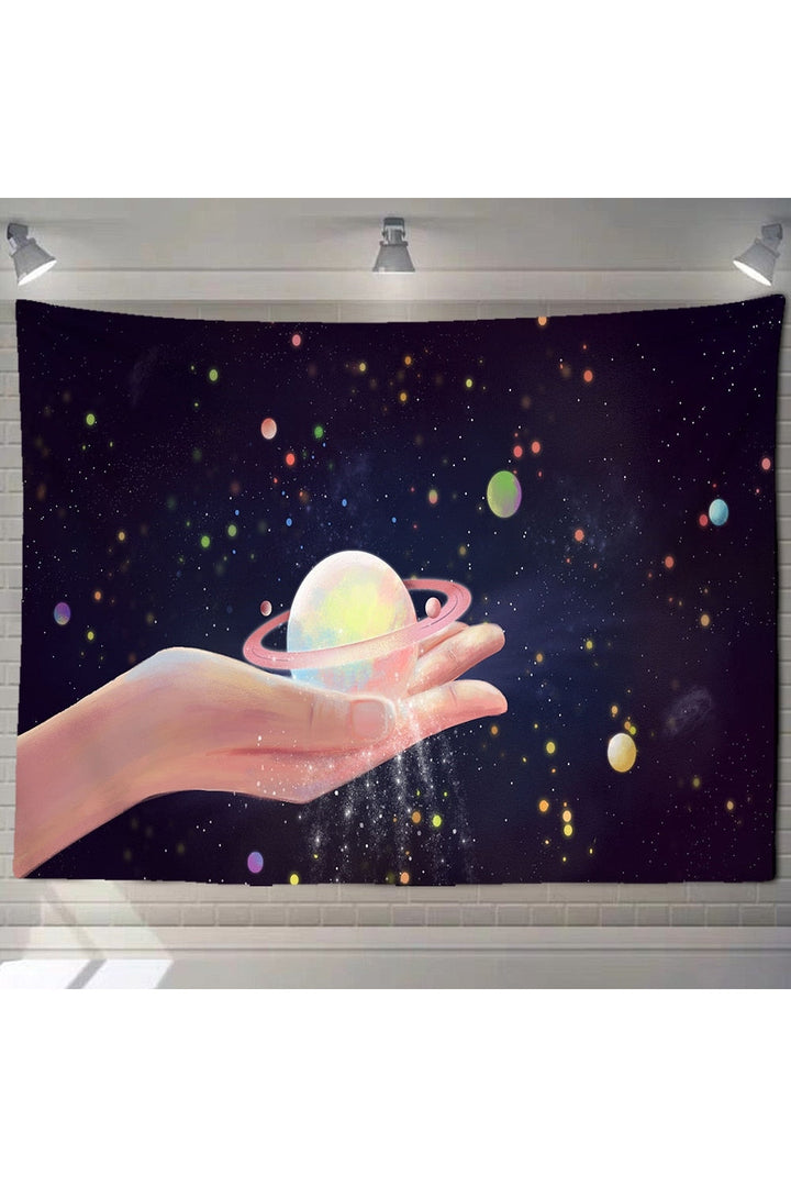 Lisslune | Pink Wall Tapestry