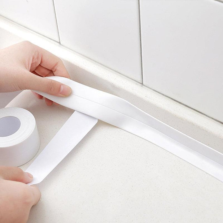 Lisslune | Waterproof, mold-resistant PVC sealing tape for kitchen and bathroom - Reliable, durable protection