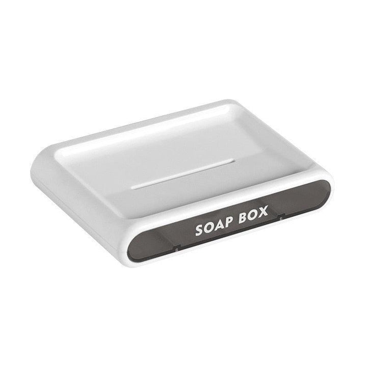 Lisslune | Wall-mounted soap and sponge organizer with efficient water drainage for kitchen and bathroom