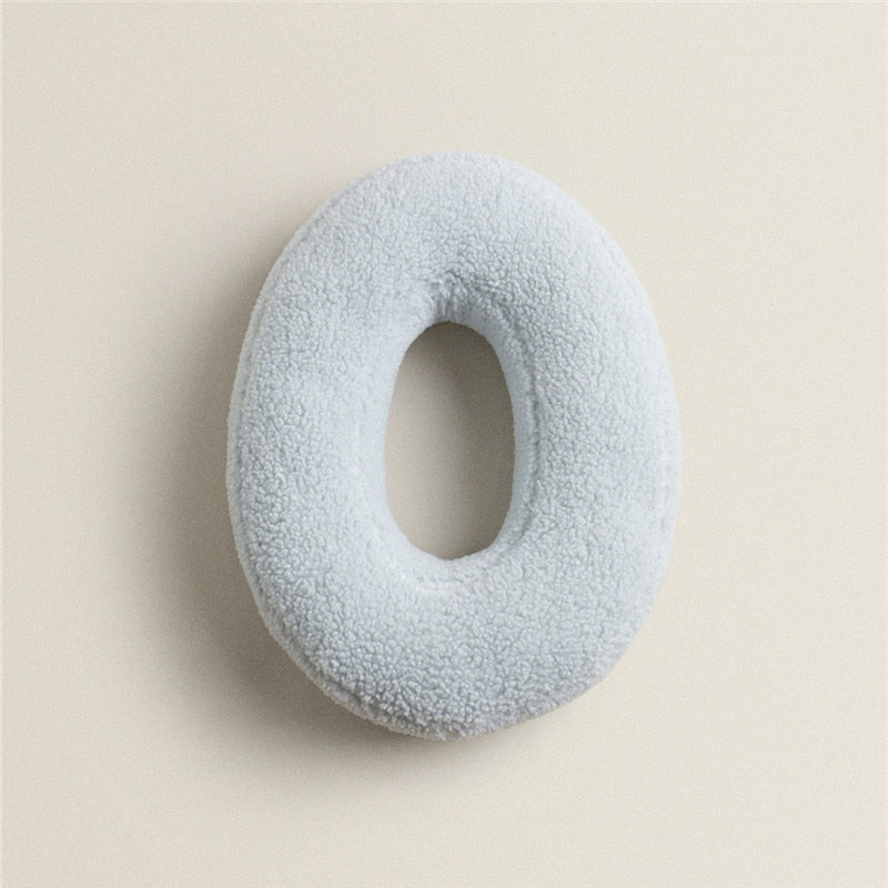 Lisslune | Alphabet Letter Fleece Pillow