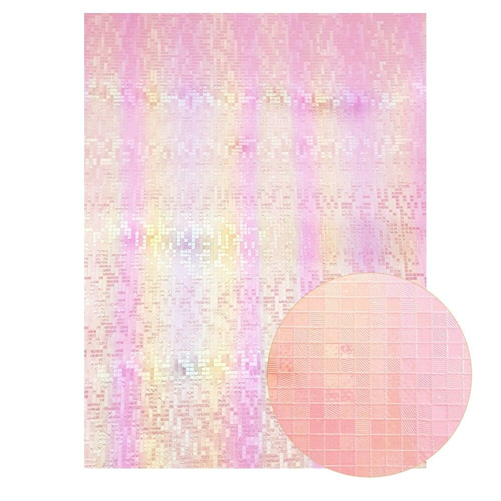 Lisslune | Sparkling Pink Faux Leather Crafting Sheets - Elevate your DIY projects