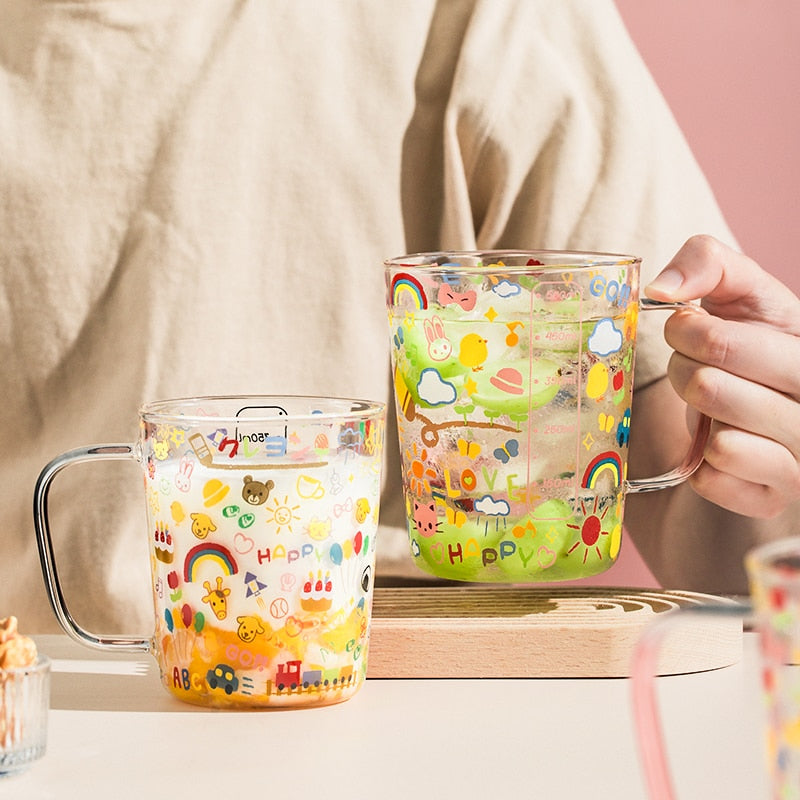 Lisslune | Cartoon Measuring Glass Cup