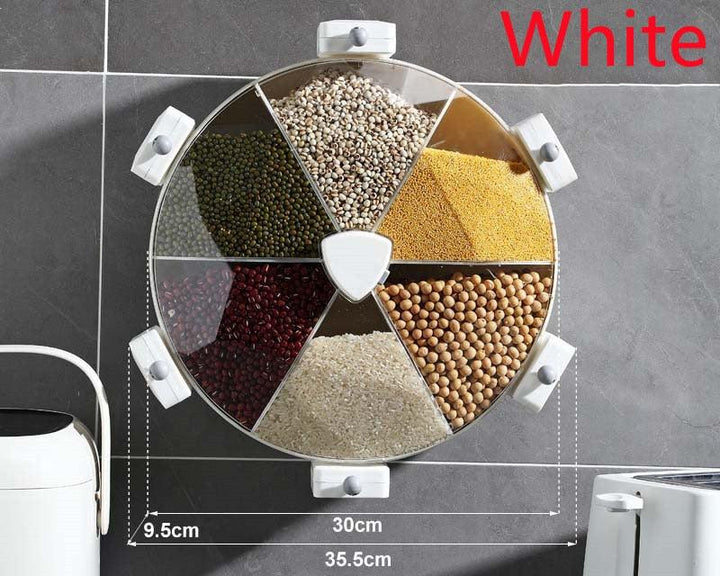 Lisslune | Whirling Box - Rotating Food Grain Storage Container