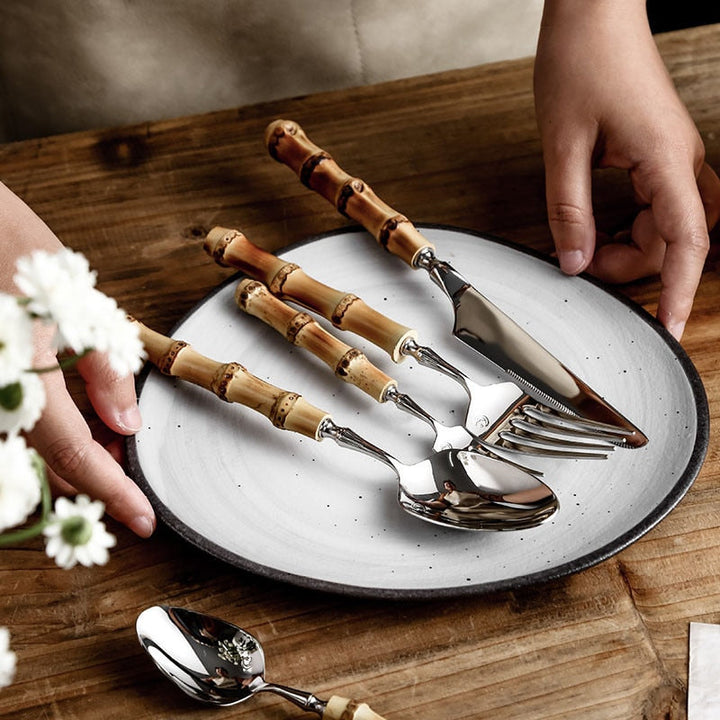 Lisslune | Creative Retro Bamboo Cutlery