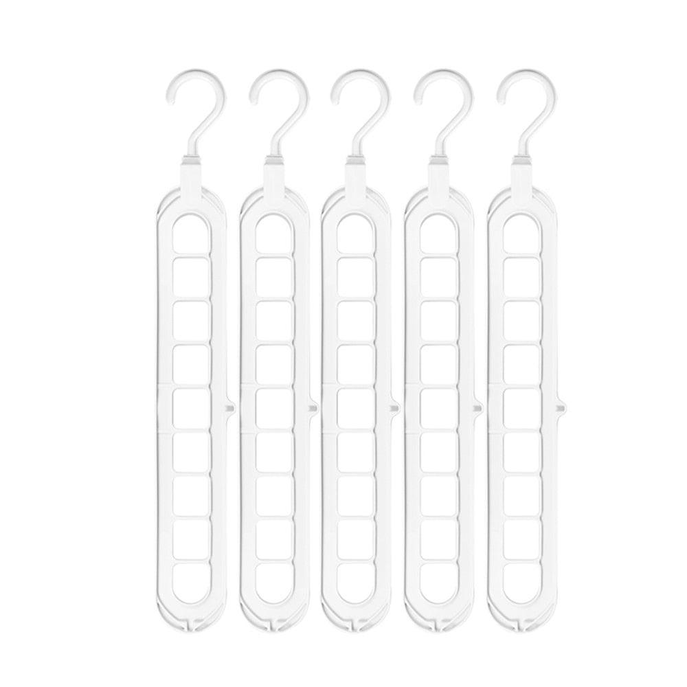 Lisslune | Chic circular 9-hole plastic closet organizer