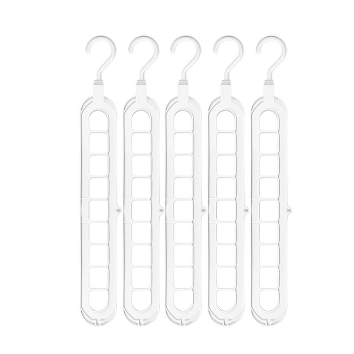 Lisslune | Chic circular 9-hole plastic closet organizer