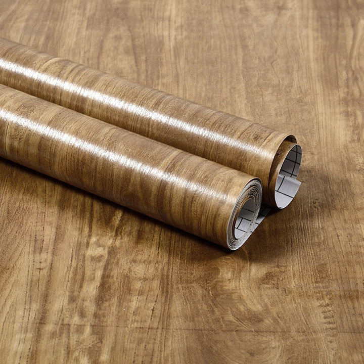 Lisslune | Self-Adhesive  Wood Grain Wall Sticker