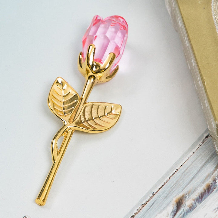 Lisslune | Luxury Crystal Rose in Gift Box – Valentine's Gift for Her