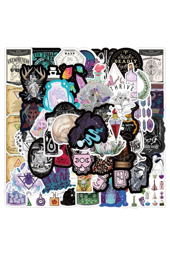 Lisslune | Apothecary Scrapbook Stickers