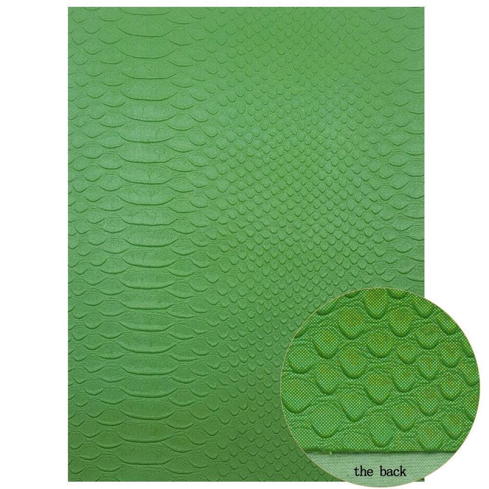 Lisslune | Exquisite Alligator Pattern Vegan Leather Crafting Sheets - Premium DIY Essentials