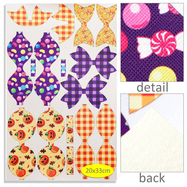 Lisslune | Spooky Season Cartoon Leather DIY Craft Kit: Creative Project Bundle