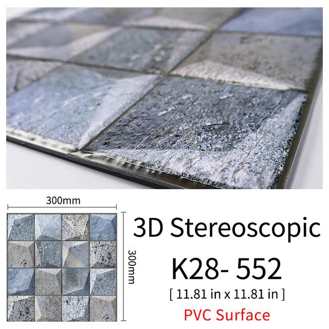 Lisslune | 3D Self-Adhesive Cobblestone Wall Stickers