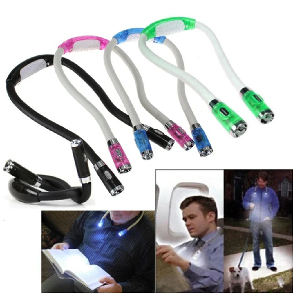Lisslune | Wearable Neck Lamp with LED for Knitting, Crocheting and Reading – Handsfree Light