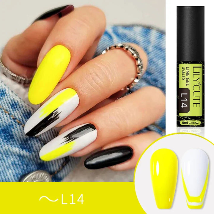 Rynx |5ML Aurora Cat Magnetic Liner Gel Nail Polish Sparkling Paint Gel Nail Polish Semi Permanent UV Gel Lines French Nail Art